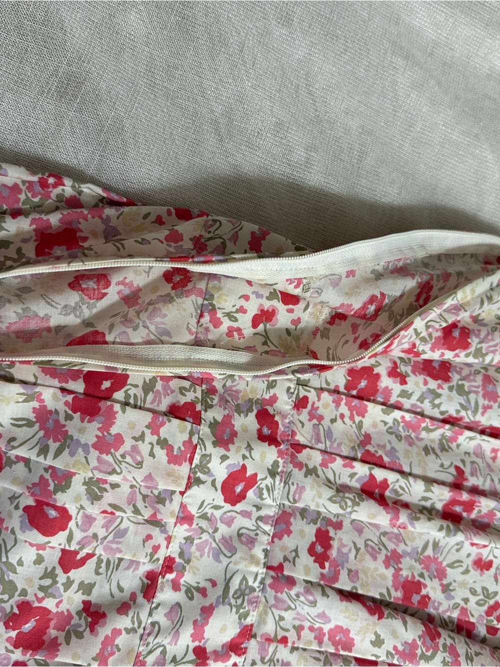 VTG Laura Ashley Floral Lace Peter Pan Collare Dress Made in Great Britain - Picture 8 of 14